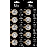 Ozka Concept I-Gen Batteries CR2450 Lityum Düğme Pil 3V 2450 (10'lu Paket) - Açık Mavi - 1 Adet