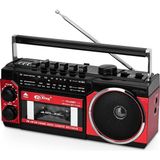 Ozka Concept Kaset Çalar, Taşınabilir Kaset Teyp Çalar, Fm/am/sw Frekans Bandı Destekli Kaset Kaydedic - Ahşap