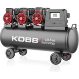 Ozka Concept Kobb KBK100S 6.0hp 100LT 8bar Üç Motorlu Yağsız Sessiz Taşınabilir Hava Kompresörü