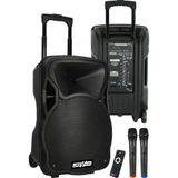 Ozka Concept Lastvoice LS-P1915EE Portatif Taşınabilir Mikrofonlu Seyyar Ses Sistemi 15 Inç 1200 Watt - Ahşap
