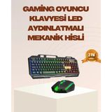 Ozka Concept Mekanik LED Klavye Mouse Seti – Yüksek Tepki Ergonomi - 001-Renkli