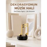 Ozka Concept Melodious Music Altın Nota Figürlü Müzik Kutusu Yeni Nesil - Ahşap