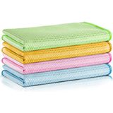 Ozka Concept Miclo Cleaning | Mikrofiber Süper Sihirli Bez, Kurulama Bezi, Iz Bırakmayan Bez, Mutfak, Banyo | 40 - 108 cm - 00-Siyah - Beyaz