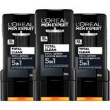 Ozka Concept Paris 3'lü Men Expert Total Clean 5'ı 1 Arada Kömürlü Duş Jeli (3 x 300 Ml) - 0- Koyu Mavi