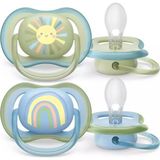 Ozka Concept Philips-Avent Ultra Air Emzik 0-6 Ay 2'li Erkek SCF085/58, Standart