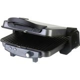 Ozka Concept PTG06 1800W 4 Tost Kapasiteli Döküm Plakalı Antrasit Tost Makinesi - 00-Siyah - Beyaz