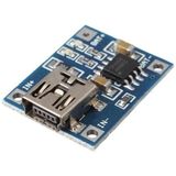 Ozka Concept Sanec Arduino TP4056 Korumalı Lityum Lipo Pil Devresi Mini USB Batarya Devre 1A 5V - Açık Mavi - 1 Adet