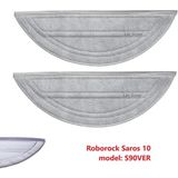 Ozka Concept Saros 10 Model S90VER Robot Süpürge Mop Paspas, 2 Adet, Gri - 00-Siyah - Beyaz