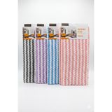 Ozka Concept Smartizi 4'lü Dalgalı Mikrofiber Temizlik Bezi Seti (30X30 Cm) - Iz Tüy Bırakmayan Sihirli Cam V - 108 cm - 00-Siyah - Beyaz