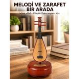 Ozka Concept Ud Sembolü Müzik Kutusu Estetik Tasarım Melodi Destekli - Ahşap