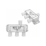Ozka Concept Uydu Splitter 3 Lü Kablo Tv Rg6 Anten Çoklayıcı Dağıtıcı - Abanoz