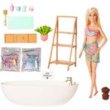 Ozka Concept Wellness - Barbie'nin Spa Günü Oyun Seti, Çocuklar Için Oyuncaklar, Sarışın, Renkli Konfeti - 01-Mavi
