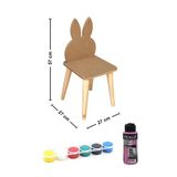 Özka Hobi Ahşap Ahşap Ham Mdf 18 Mm Aktivite Ve Etkinlik Çocuk Sandalyesi- Çs03