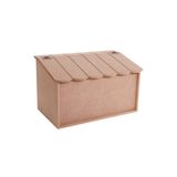 Özka Hobi Ahşap Ahşap Mdf Ekmeklik Dolabı 9- Dekoratif Ahşap (40x25x25cm)