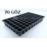 Özka Vakum 70 Göz Kare Fidelik Fide Viyolü Derin (100 adet)