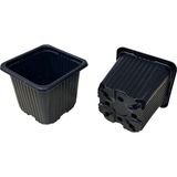 Özka Vakum 8 x 8 x 7 Siyah Kare Saksı (75 adet)