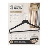 ÖZKAHRA TEKSTİL 12 Adet Gömlek Tişört Pantolon Elbise Askısı