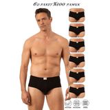 Özkan 0037 6'lı Paket Erkek %100 Pamuklu Penye Süprem Esnek Rahat Slip Külot