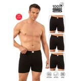 Özkan 0043 3'lü Paket Erkek %100 Pamuklu Penye Süprem Kumaş Esnek Rahat Paçalı Don Boxer Külot