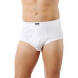 Özkan 0117 6'lı Paket Erkek Pamuklu Ribana Torbalı Esnek Yumuşak Rahat Slip Külot - Beyaz