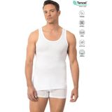 Özkan 10852 Erkek Premium Kumaş Pamuklu Modal Esnek Rahat Kalın Askılı Atlet - 3XL - Beyaz