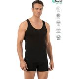 Özkan 10852 Erkek Premium Kumaş Pamuklu Modal Esnek Rahat Kalın Askılı Atlet - 3XL - Siyah