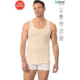 Özkan 10852 Erkek Premium Kumaş Pamuklu Modal Esnek Rahat Kalın Askılı Atlet - Taş - XL