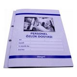 Özkan 10'lu Personel Özlük Dosyası A4 Karton Kapaklı Klasör Takılabilir Özellikte