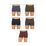 Özkan 11113 5'li Paket Erkek Pamuklu Modal Esnek Yumuşak Desenli Boxer Şort Külot