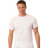 Özkan 12420 Erkek %100 Pamuklu Likrasız Penye Süprem Kumaş Kapalı Yaka Kısa Kollu T-Shirt - 2XL - Beyaz