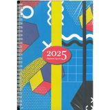 Özkan 2025 Spir. Sert Kap.haftalık Akademik Ajanda 17X24 Mavi