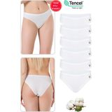 Özkan 23924 6'lı Paket Kadın Pamuklu Modal Esnek Yumuşak Slip Külot - Ekru