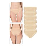 Özkan 23926 6'lı Paket Kadın Viskon Esnek Rahat Slip Külot TEN