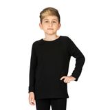 Özkan 31790 Çocuk Unisex Viskon Şardonlu Termal Fanila İçlik SİYAH