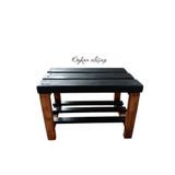 özkan ahşap Demonte Ahşap Siyah Bench Bank , tabure , oturak , ayakkabılık.