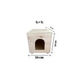 özkan ahşap kedi evi, kedi yuvası, kedi kafesi, kedi kulübesi
