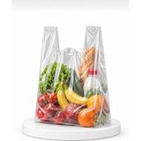 Özkan Ambalaj Temizlik 1 kg 35X65 cm ( 50-70 Adet ) Şeffaf Battal Boy Hışır Poşet Market Manav Poşeti