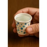 Özkan Ambalaj Temizlik 100 Adet 2.5 Oz 75 Ml Zemzem Bardağı Tattırım Bardağı İkramlık Küçük Mini Karton Bardak