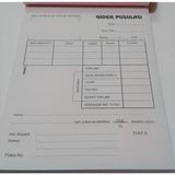 Özkan Gider Pusulası 2 Nüsha Sürekli Form 14 cm x 19 cm Otokopili Renkli Kağıt