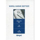 Özkan Kurul Karar Defter 40 Yaprak Karton Kapak