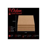 Özkan Lazer 20 adet 5 cm x 6.4 cm ham mdf 2.4 - 3 mm vesikalık resim altlığı magnet kazıma tahtası havya yakma tahtası