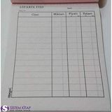 ÖZKAN OTOKOPİLİ SİPARİŞ FİŞİ MİNİ 50 * 2 NÜSHA