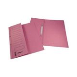 Özkan Pembe Yarım Kapak Telli Dosya 50' Li Paket