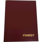 Özkan TF009871 17*24 16LI Ticari Cilt Bezli Fihrist