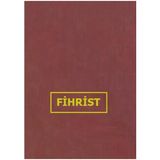 Özkan Ticari Fihrist 20X28 10’Lu Cilt Bezli Bordo