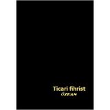 Özkan Ticari Fihrist 4'Lü Cilt Bezli Siyah 20 X 28 Cm