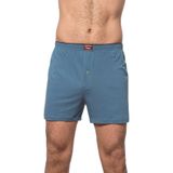 Özkan Underwear 0041 Mavi Şardonlu Erkek Boxer