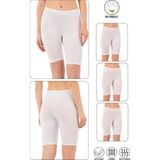 Özkan Underwear 0413 3'lü Beyaz Yüksek Bel Kısa Kadın Tayt