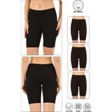 Özkan Underwear 0413 3'lü Siyah Yüksek Bel Kısa Kadın Tayt
