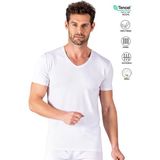 Özkan Underwear 11143 Erkek V Yaka Pamuklu Modal Tişört Fanila - XL - Beyaz